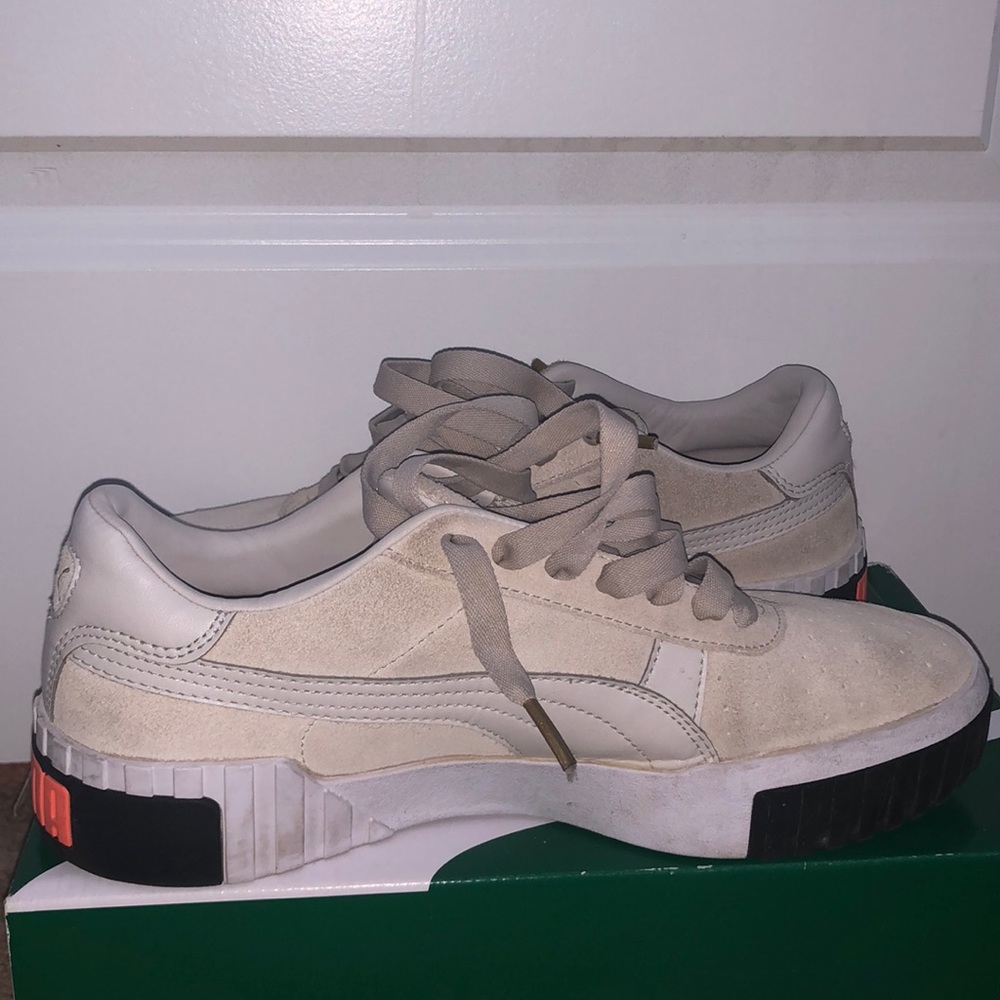 Puma Women's Cali Suede Size: 9 Silver gray-silver gray